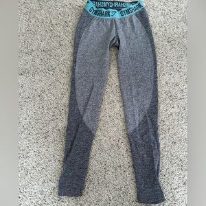 Gymshark, medium, gray/teal